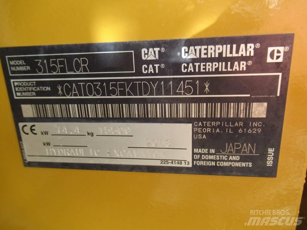 CAT 315F LCR Rupsgraafmachines