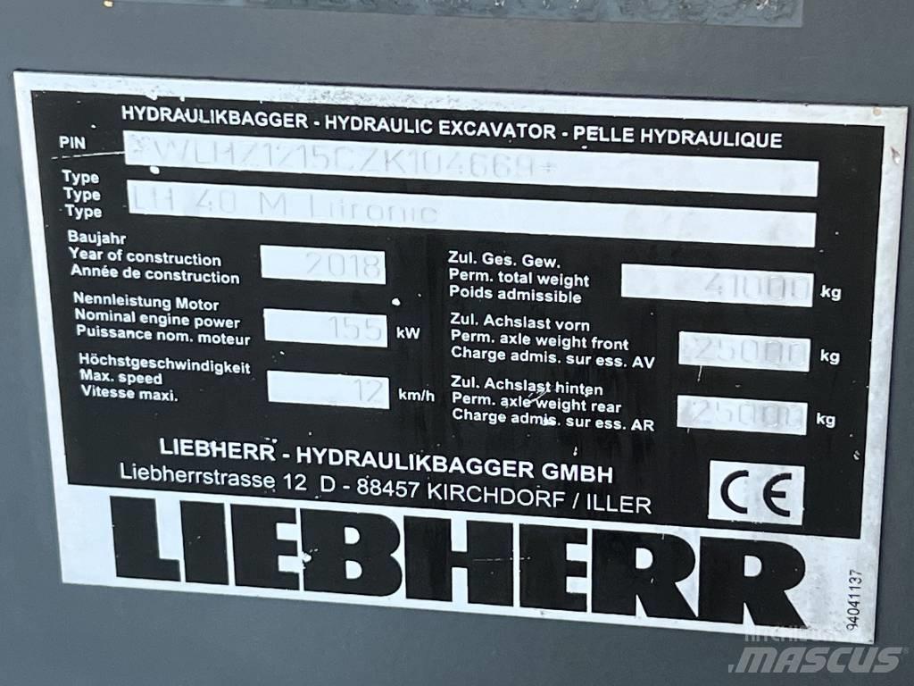 Liebherr LH 40 M ERC Laden en Lossen - overige