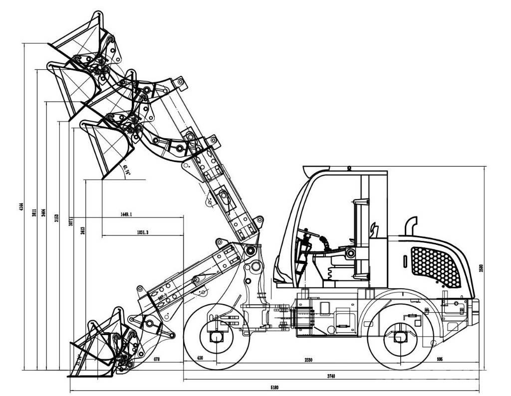  Manitech  MTech 4,5T Telescopische wielladers