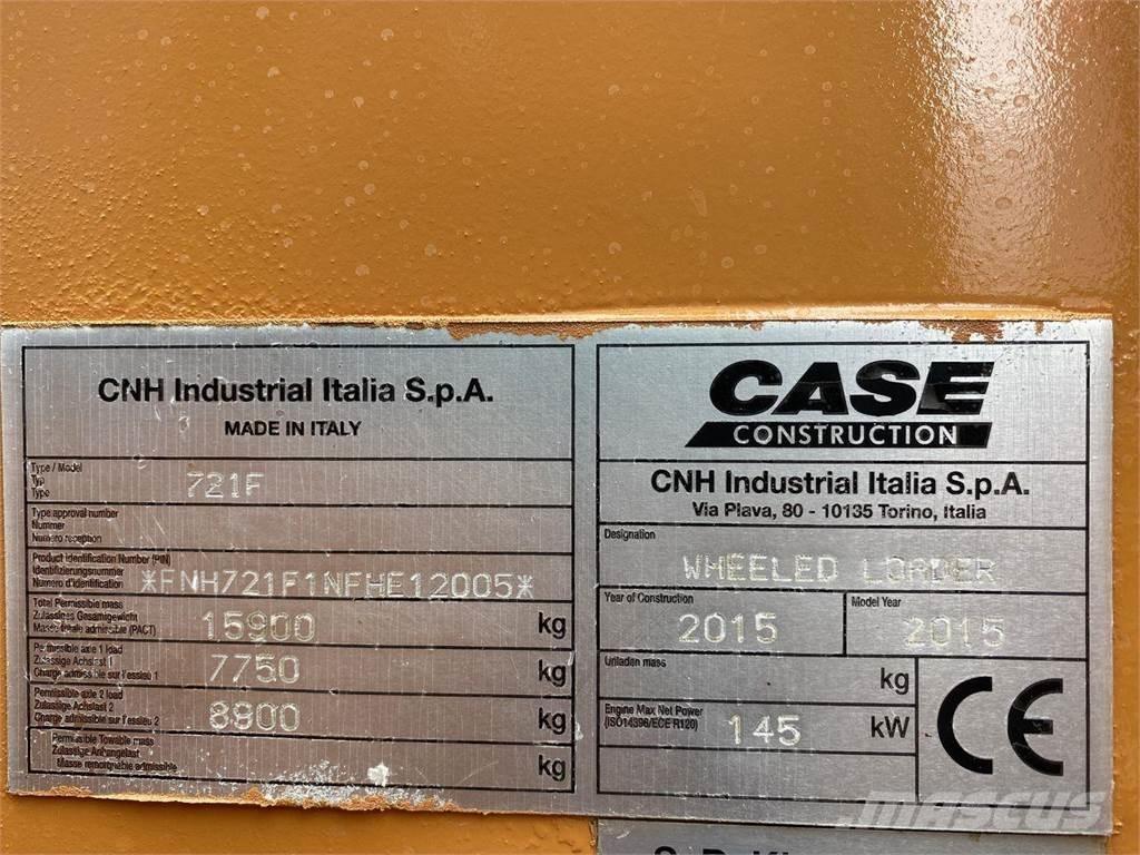 CASE 721F Wielladers