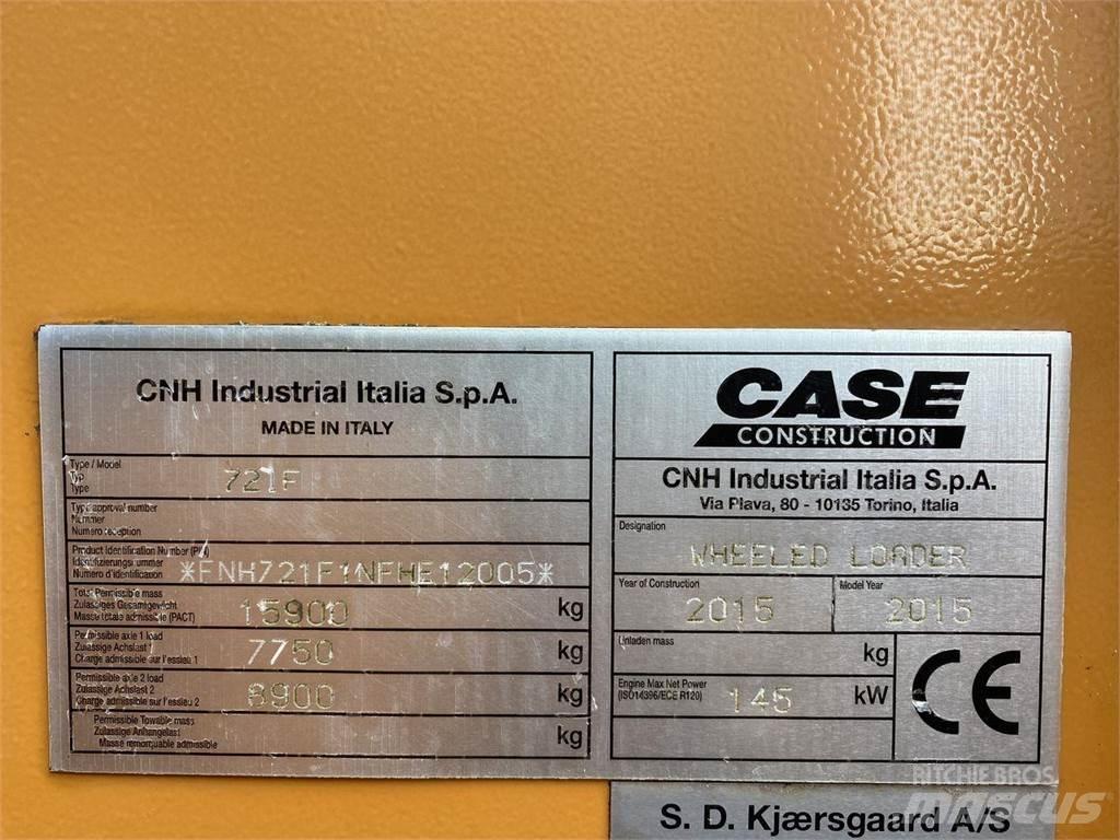 CASE 721F Wielladers