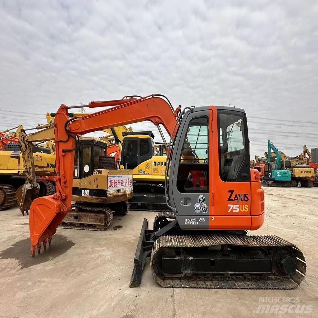 Hitachi ZX 75 US Midigraafmachines 7t - 12t