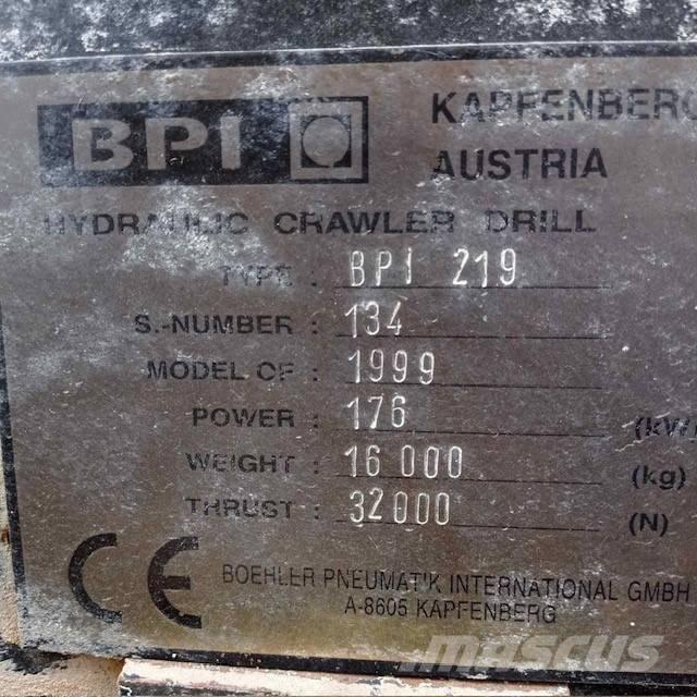 Böhler BPI 219 Zware boorinstallaties