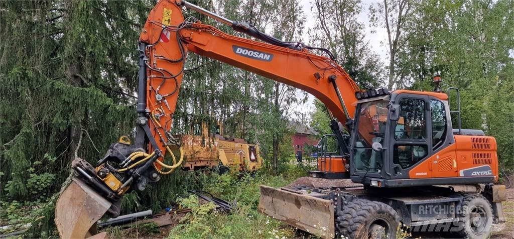 Doosan DX170W Wielgraafmachines