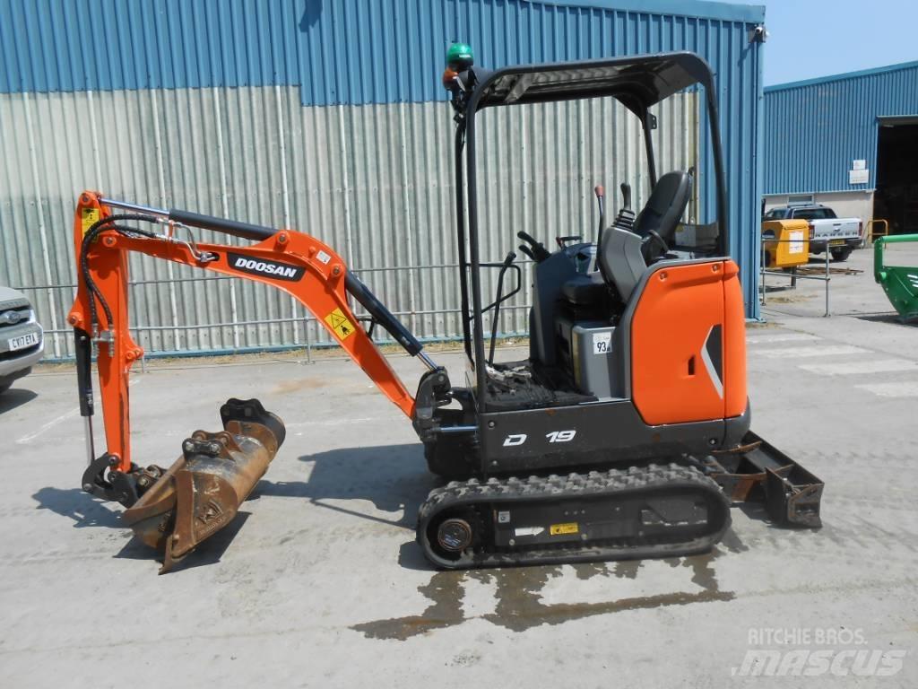Doosan DX 19 Minigraafmachines < 7t