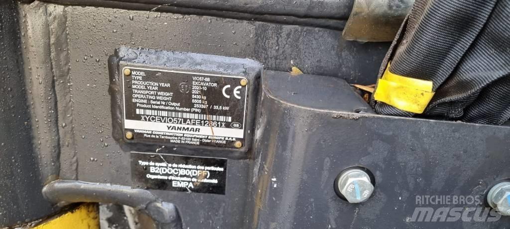 Yanmar Vio 57 Minigraafmachines < 7t