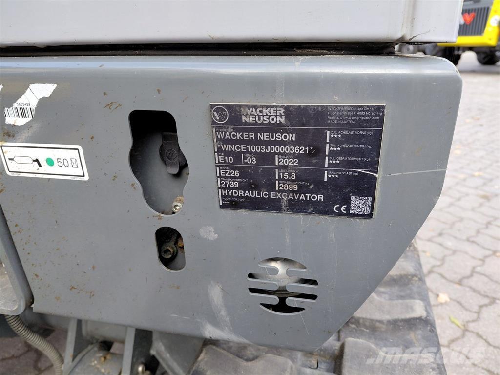 Wacker Neuson EZ26 Rupsgraafmachines