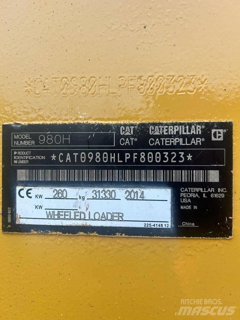CAT 980H Wielladers