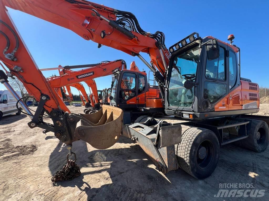 Doosan DX140W-5 Wielgraafmachines