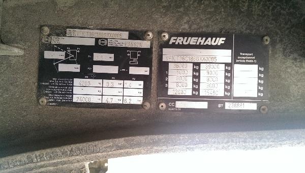 Fruehauf T36 Schuifzeilen