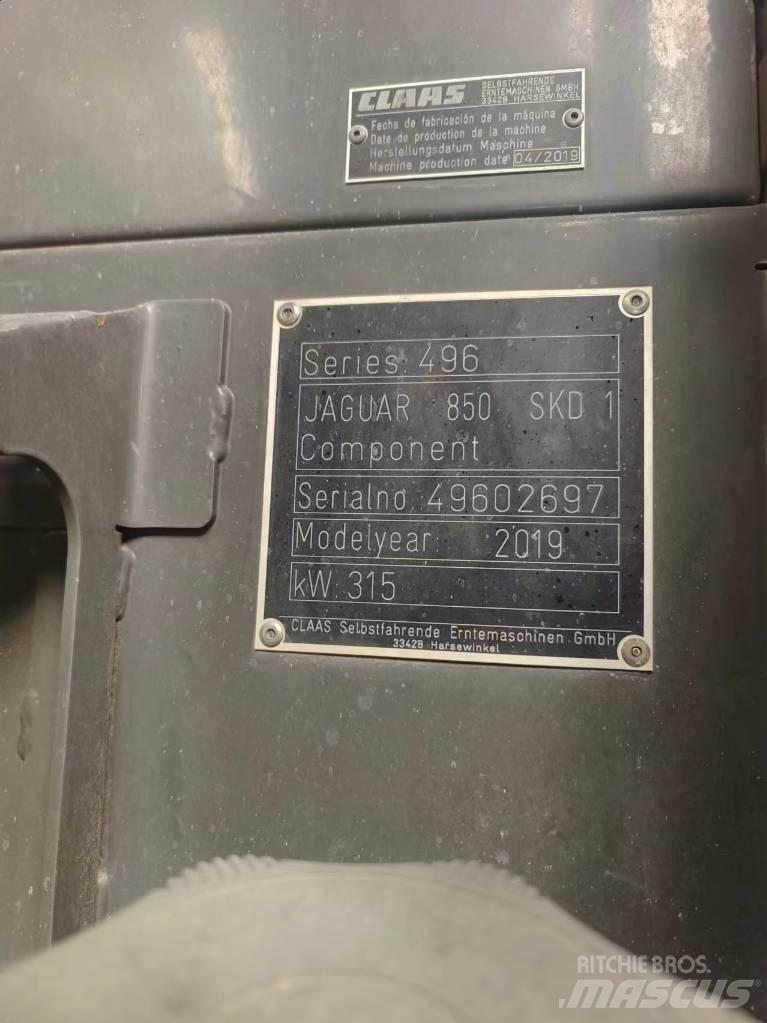 CLAAS Jaguar 850 Zelfrijdende veldhakselaars