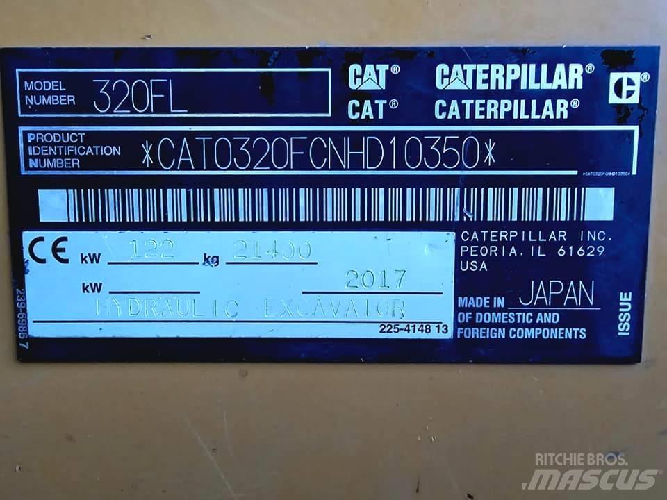 CAT 320 FL Rupsgraafmachines