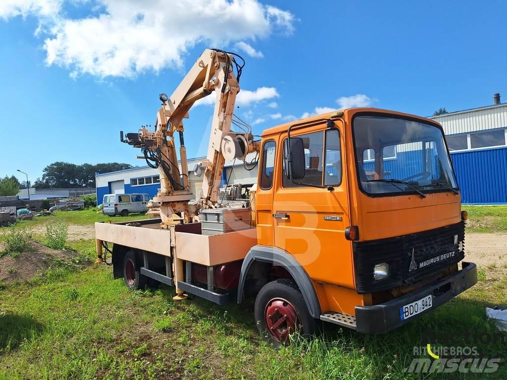 Magirus 130 M 8 Platte bakwagens