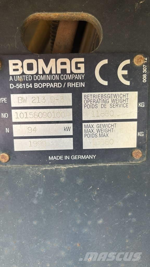 Bomag BW 213 D-3 Trilrolwalsen
