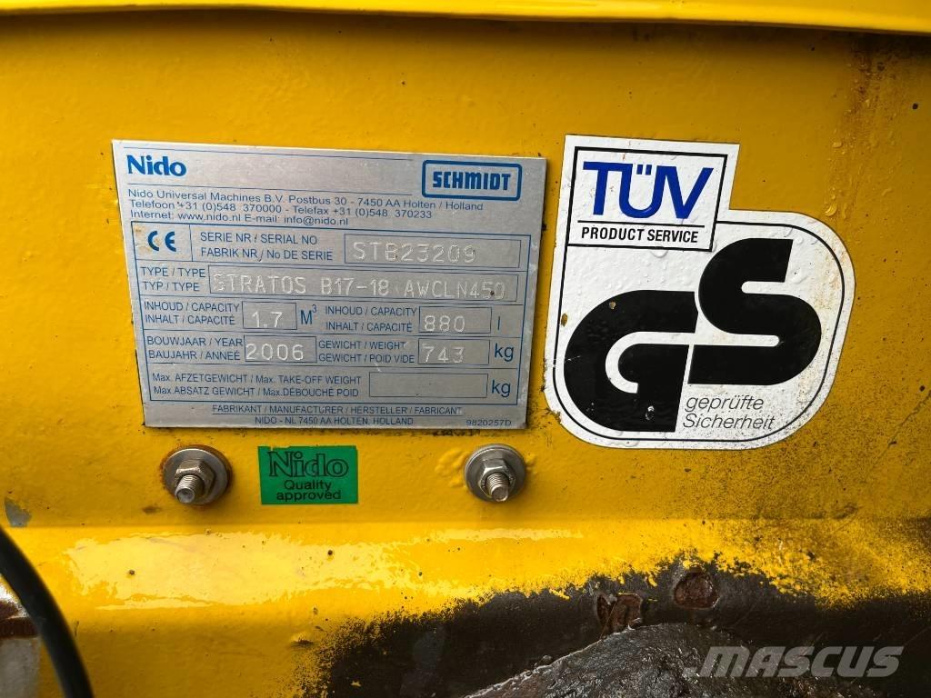 Nido Stratos Zand- en zoutstrooimachines