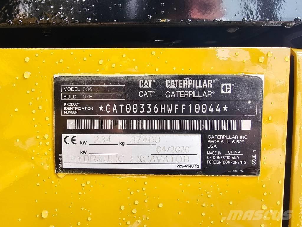 CAT 336 Next Gen Rupsgraafmachines