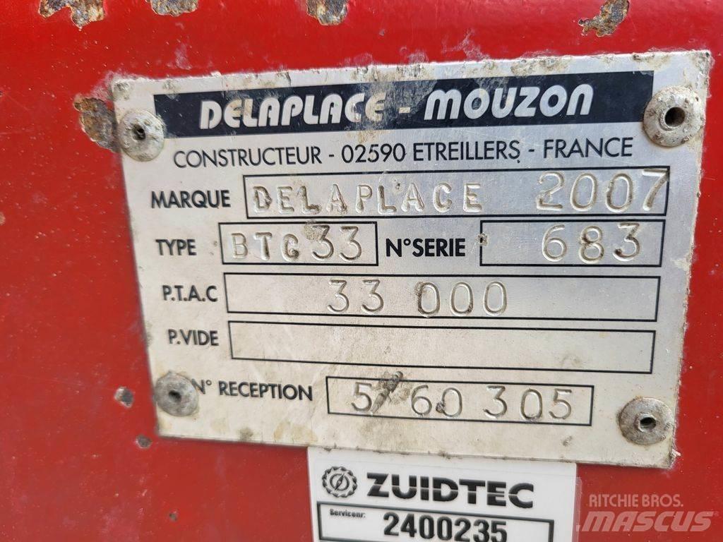 Delaplace 33 ton Kipperaanhangers