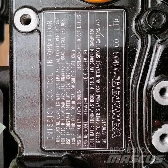 Yanmar 3TNM72 Overige componenten