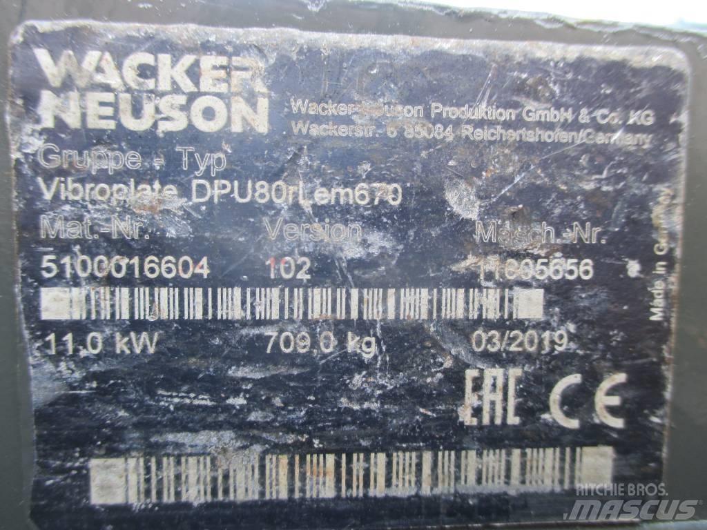 Wacker Neuson DPU 80 Trilmachines