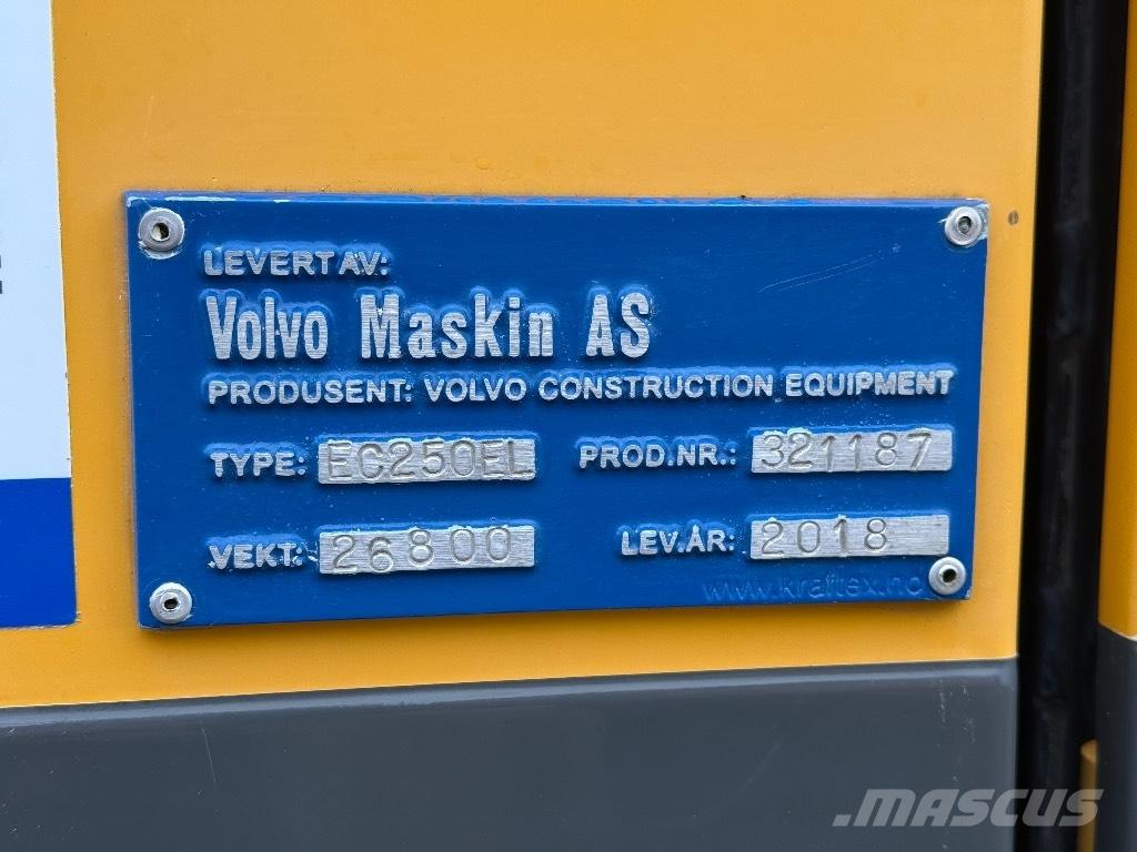 Volvo EC 250 EL Rupsgraafmachines