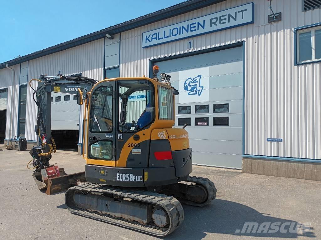 Volvo ECR 58 Minigraafmachines < 7t