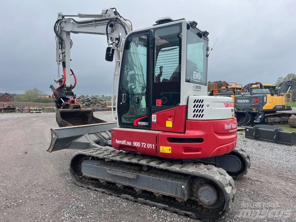 Takeuchi TB 280 FR Midigraafmachines 7t - 12t