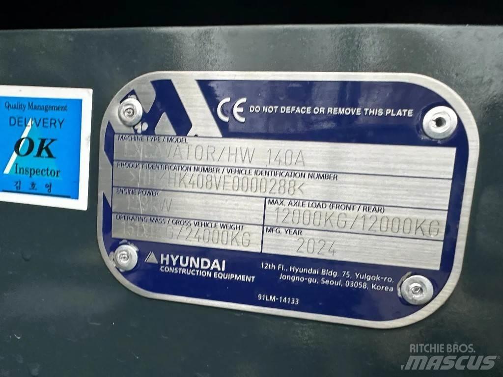 Hyundai HW140A Wielgraafmachines