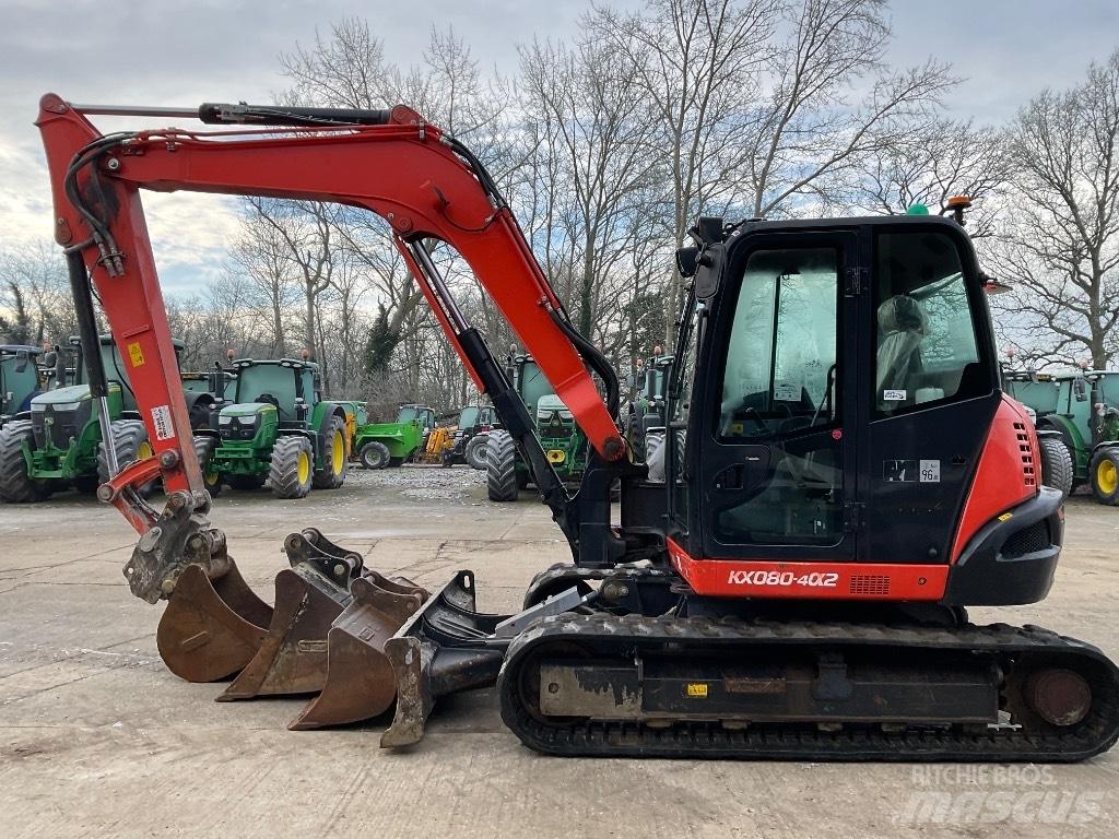KUBOTA KX080 Midigraafmachines 7t - 12t