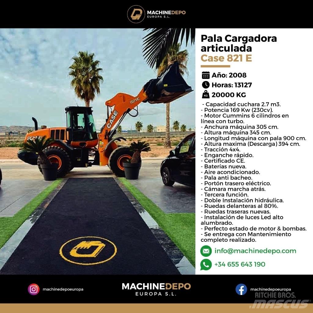 CASE 821 E Wielladers