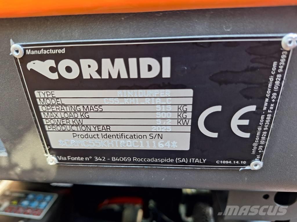 Cormidi C60 and C55 Rupsdumpers