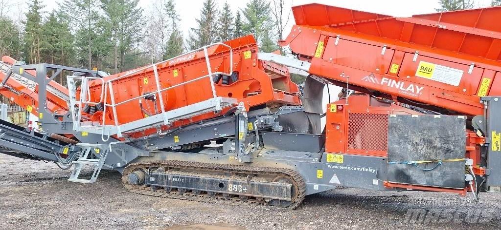 Terex Finlay 883+ Zeefinstallatie