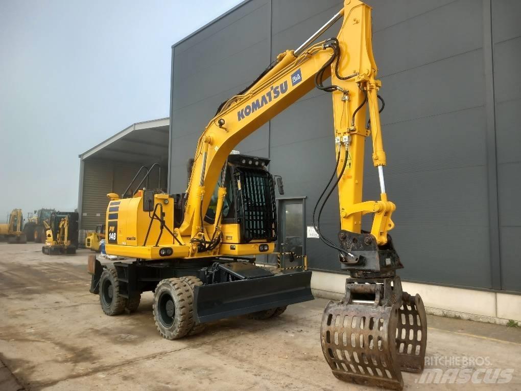 Komatsu PW148-10 Wielgraafmachines