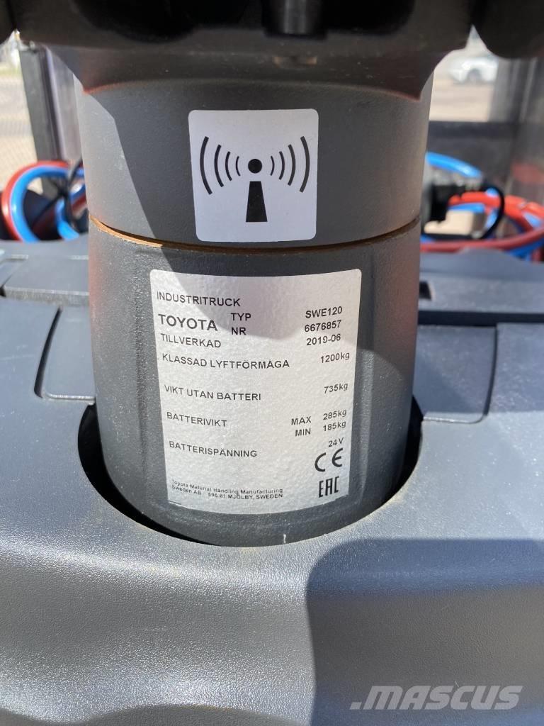 Toyota SWE 120 Stapelaar meeloop