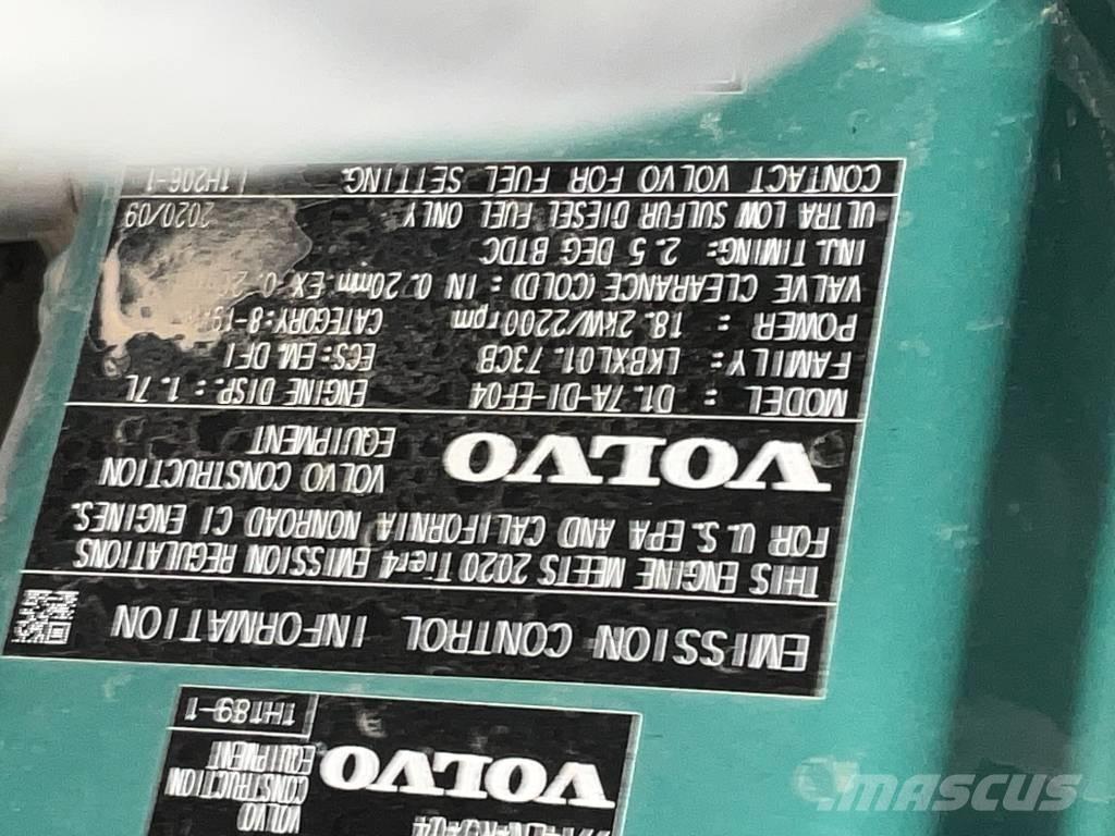 Volvo ECR 35 D Minigraafmachines < 7t