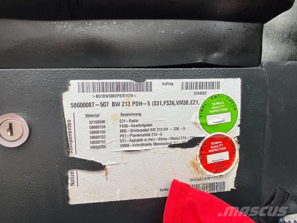 Bomag BW 213 PDH-5 Grondverdichtingsmachines