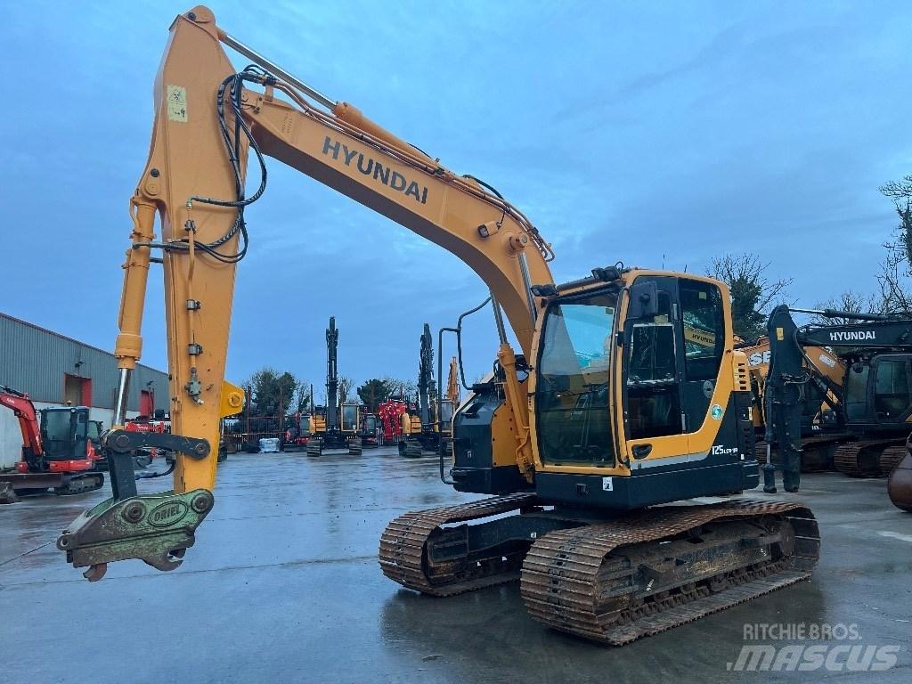 Hyundai R125LCR-9A Rupsgraafmachines