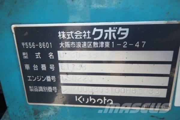 Kubota U-30-3S Minigraafmachines < 7t