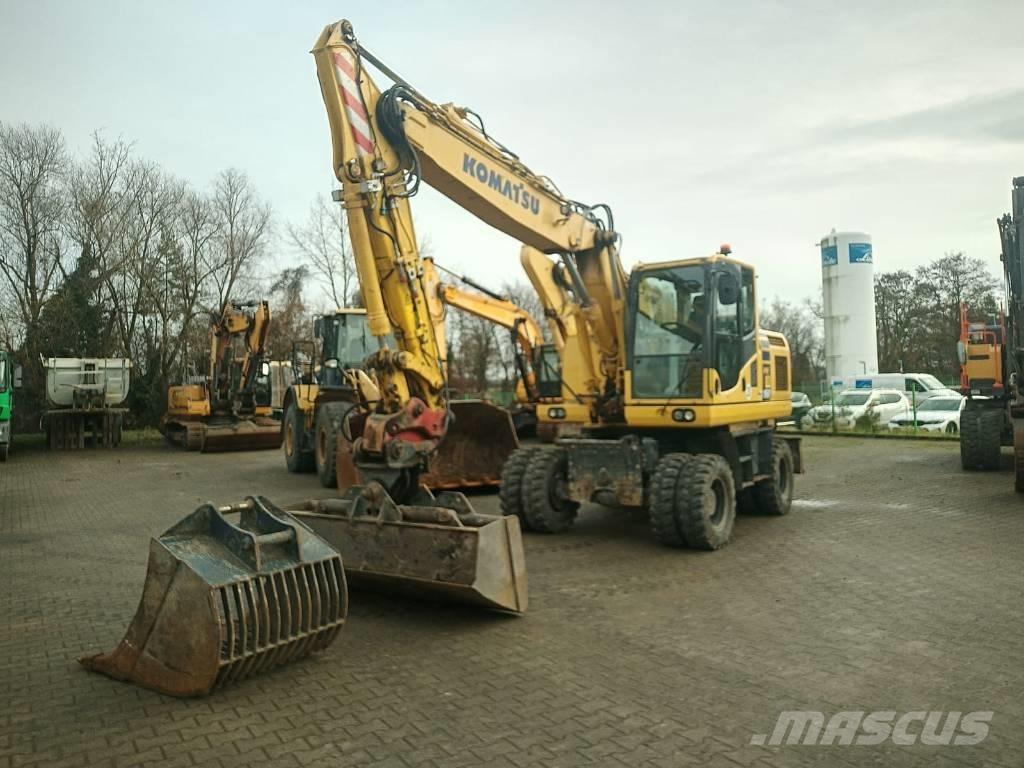 Komatsu PW 160-10 Wielgraafmachines