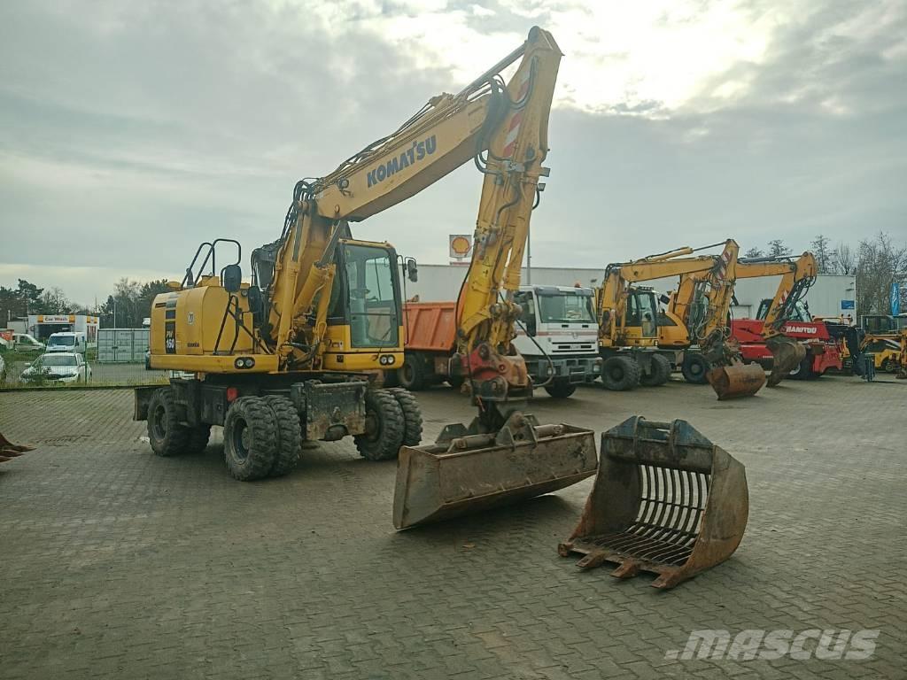 Komatsu PW 160-10 Wielgraafmachines