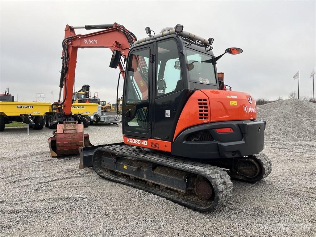 Kubota KX 080-4 Midigraafmachines 7t - 12t