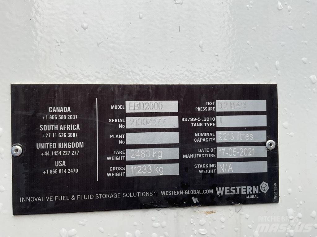 Western EBD2000 Brandstof-en toegevoegde tanks