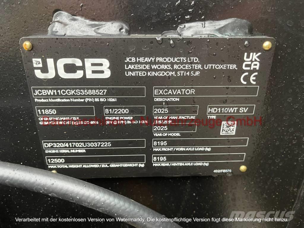 JCB Hydradig 110W Wielgraafmachines