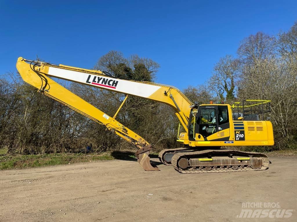 Komatsu PC 210 Graafmachines Long Reach