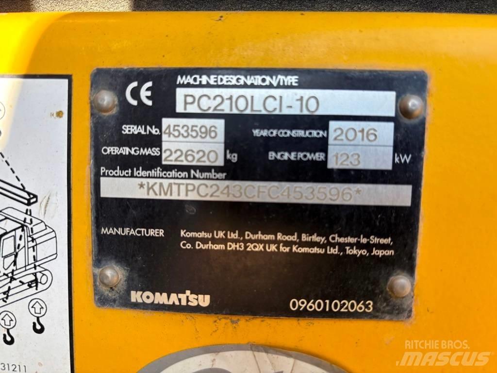 Komatsu PC 210 LC-10 Rupsgraafmachines