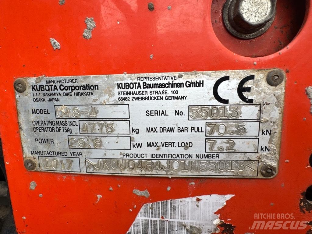 Kubota U 48-4 Minigraafmachines < 7t