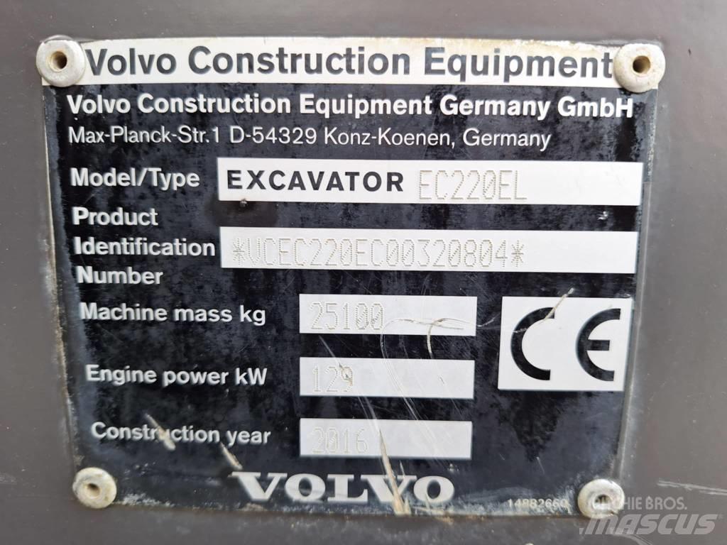 Volvo EC 220 EL Rupsgraafmachines