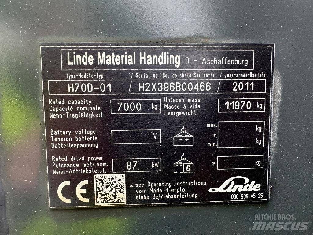 Linde H70D Diesel heftrucks