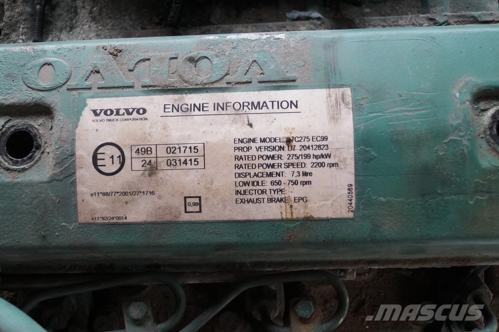 Volvo D7C 275 USED Motoren