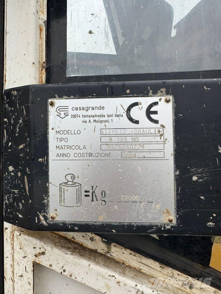 Casagrande B125 Heistellingen