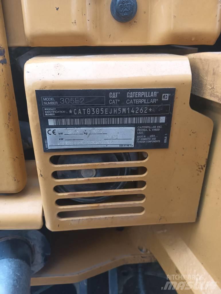 CAT 305 E CR Minigraafmachines < 7t